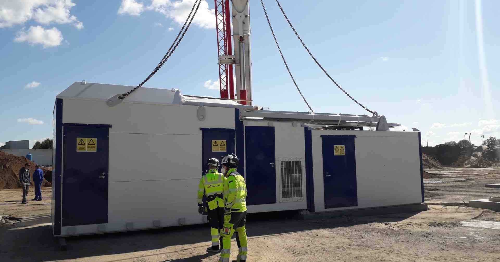Tecwill Cobra C40 Mobile Concrete Batching Plant Installation