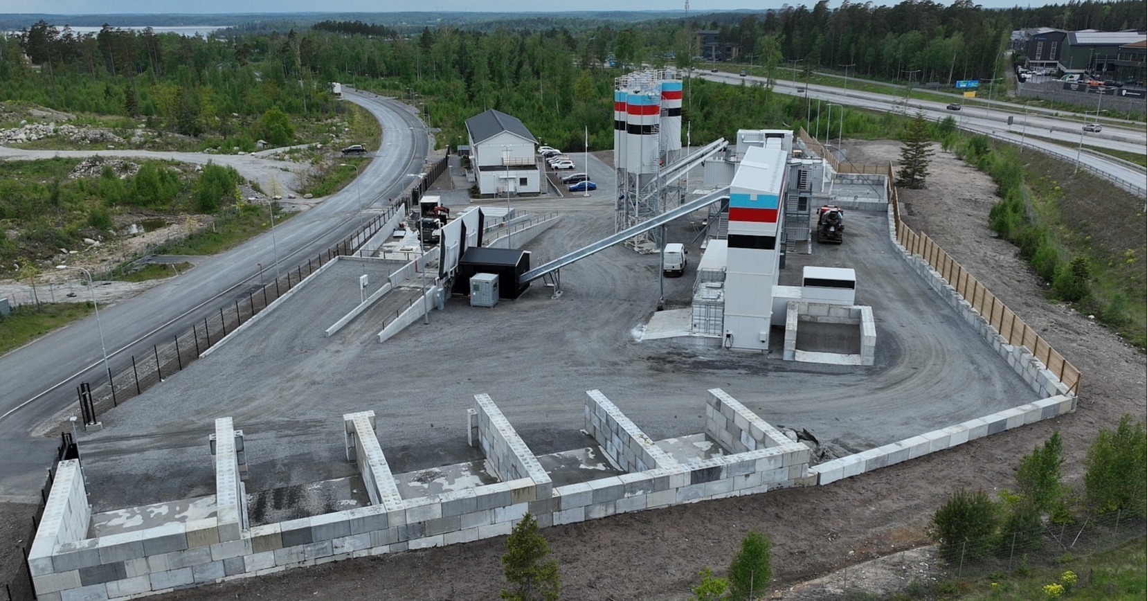 Tecwill Arcamix concrete mixing plant