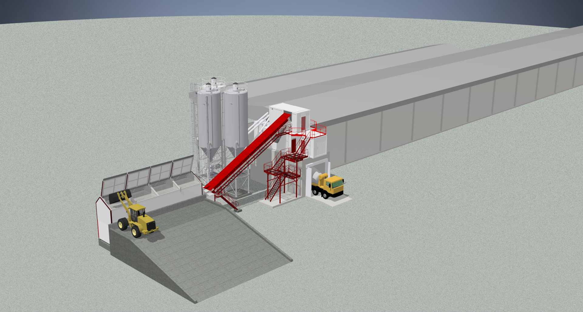 Precast Panel Batching Rack Precast and Product Factory | Tecwill