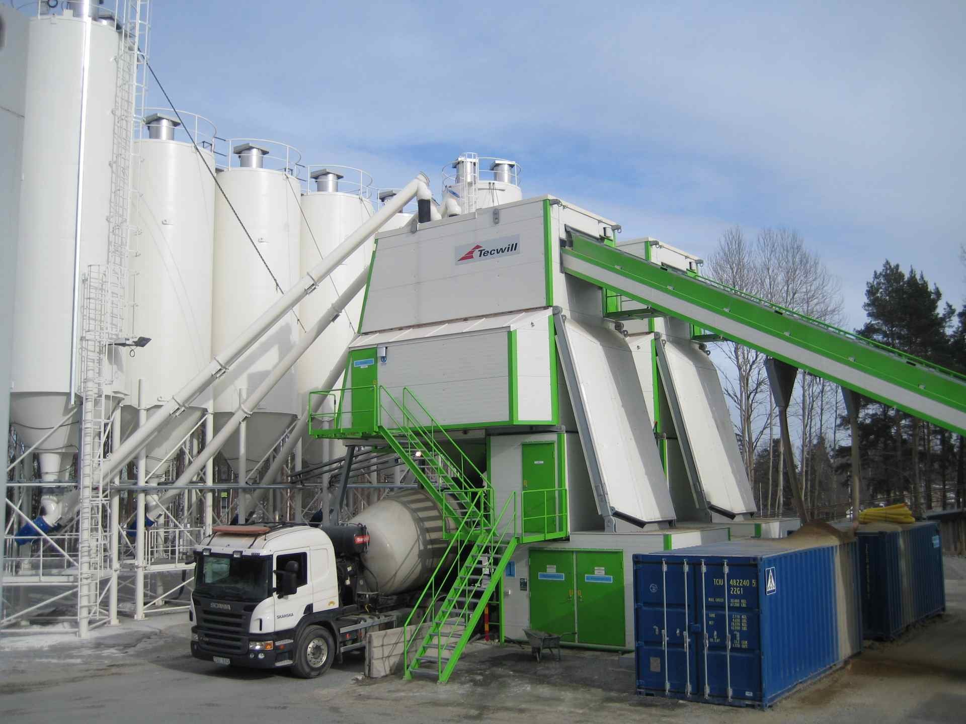 Mobile Betonmischanlage Cobra C120 von Tecwill