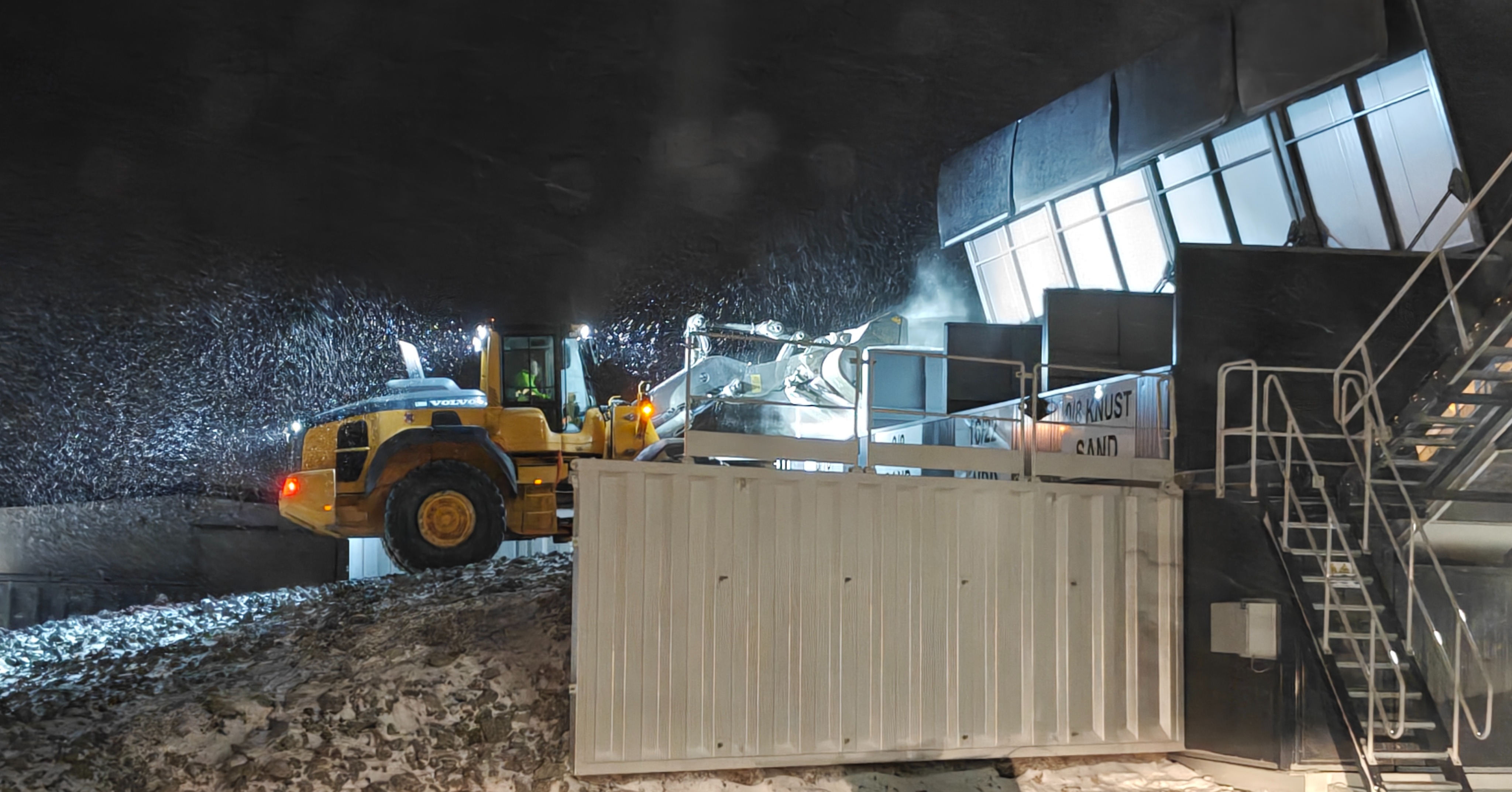 Tecwill cobra C120 mobile concrete batching plant norway