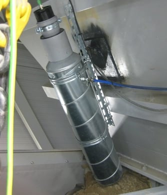 Optischer Sensor zur Messung der Zuschlagfeuchte