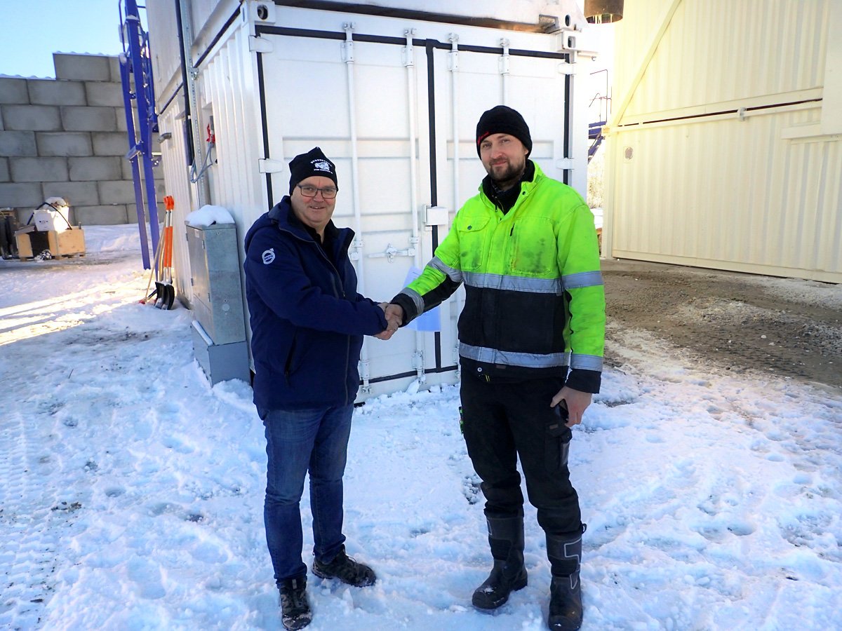 Johan Dahlgren (on the left) and Tuomas Karhapää from Tecwill